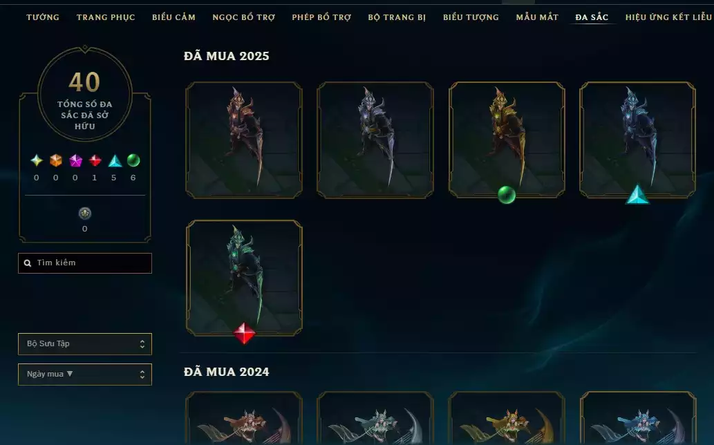 Ảnh 281 SKIN LOL NHIỀU TP ĐẸP FULL CHAMP