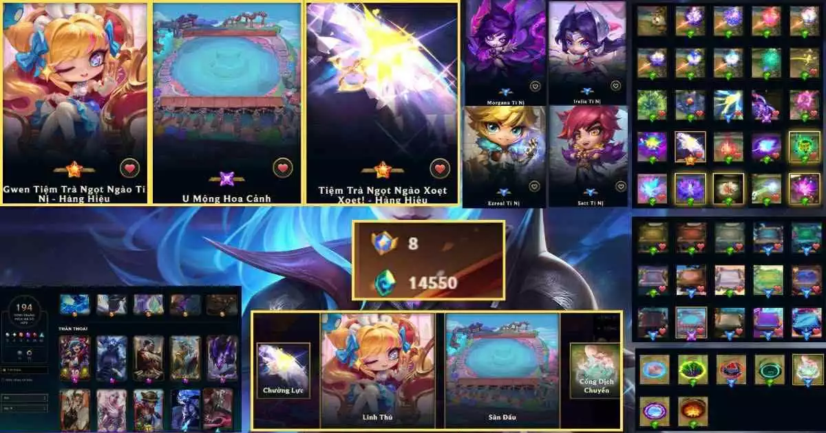 FULL GWEN HÀNG HIỆU + 8 HUY HIỆU