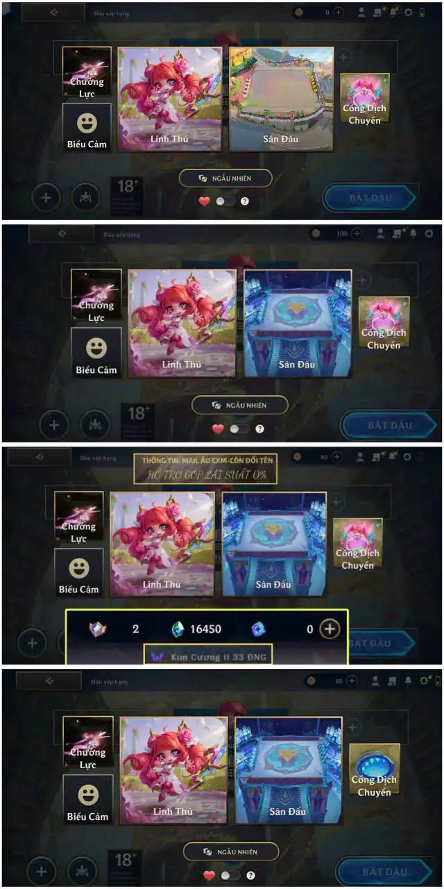 Full combo Gwen pha lê