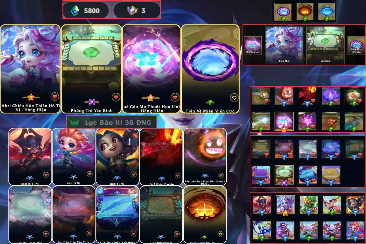 Full combo ahri hàng hiệu