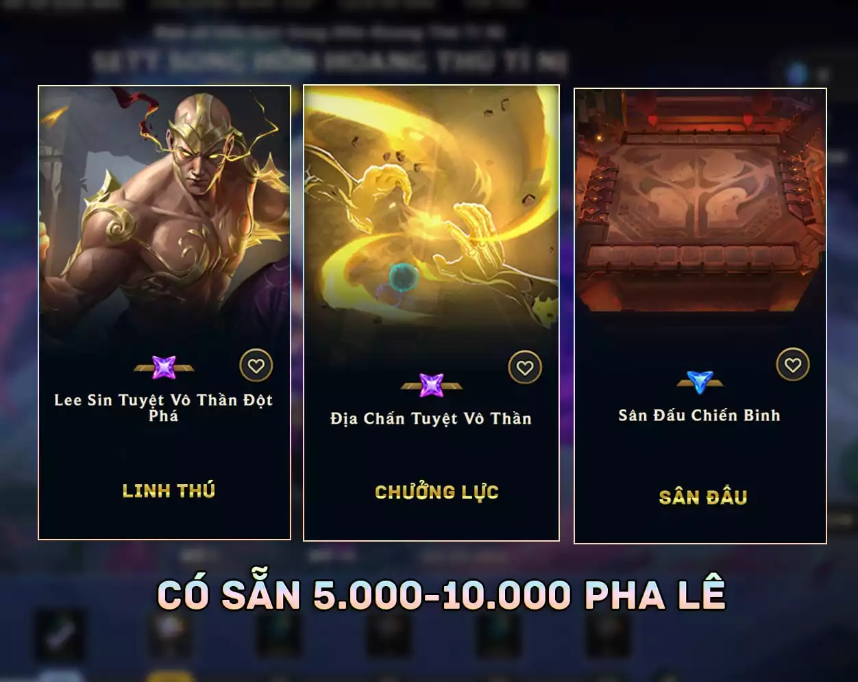 LEESIN ĐỘT PHÁ + CHƯỞNG + SÀN CHIẾN BINH