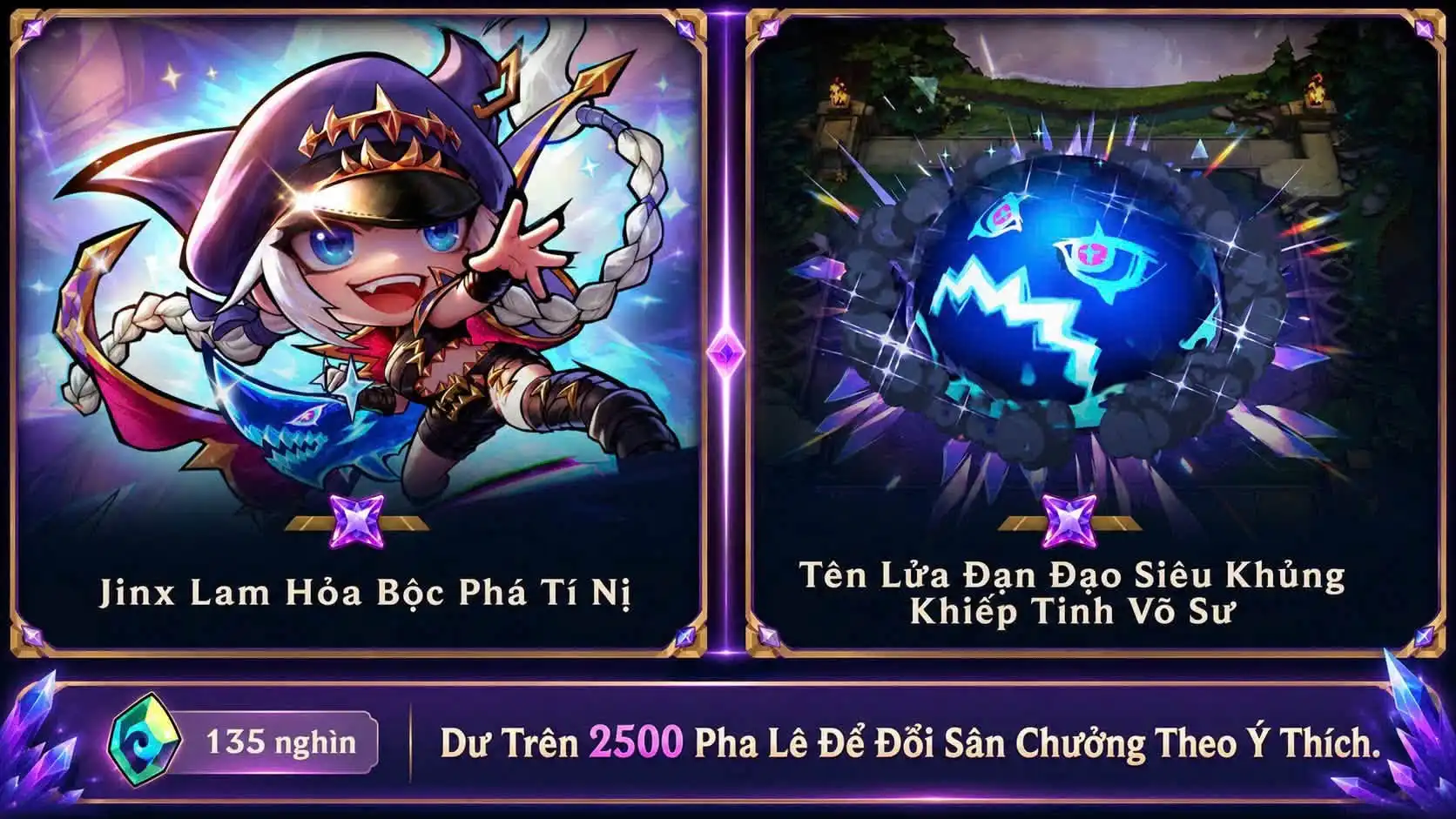 Jinx + chưởng + phale ( 5-10k )